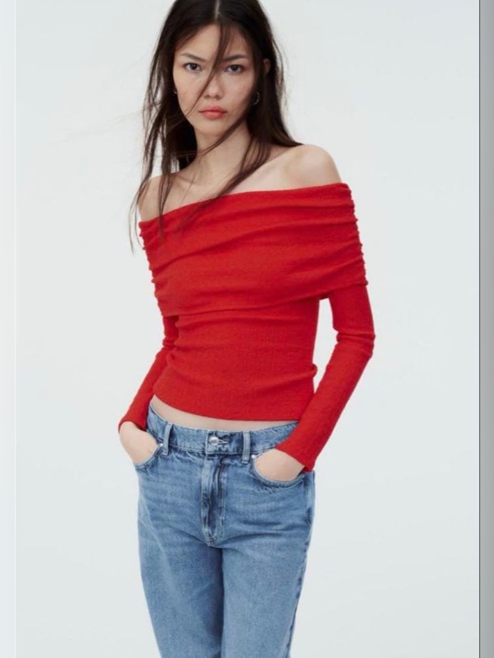 Zara Off-Shoulder Top